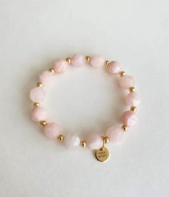 FREE SPIRIT Morganite Bracelent