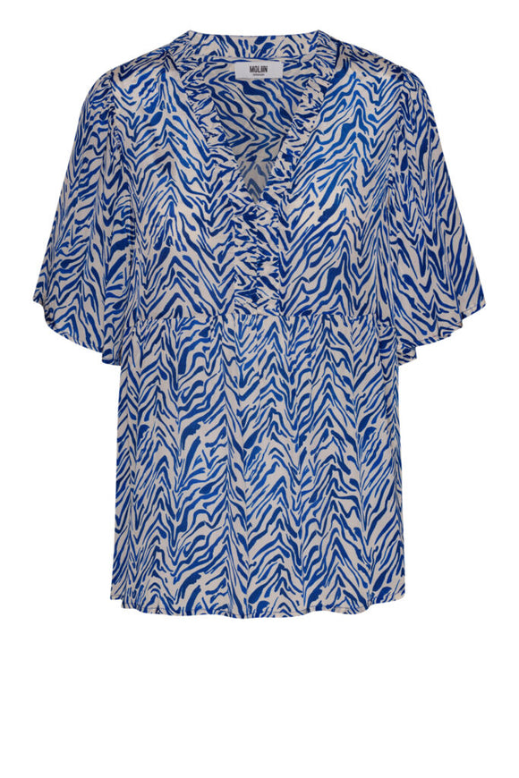 MOLIIN - Alex Blouse, Mazzarine Blue