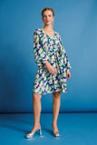 POM AMSTERDAM - Lilies Blue Dress