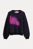 POM AMSTERDAM - Midnight Blue Feather Pullover