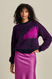 POM AMSTERDAM - Midnight Blue Feather Pullover
