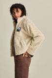 POM AMSTERDAM - Teddy Ecru Jacket