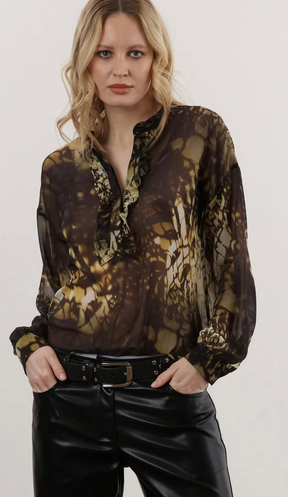 RELIGION - Eclipse Abstract Printed Shirt