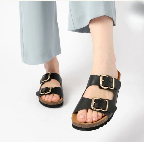 SCHOLL - Isabelle Sandals, Black