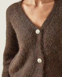 CHALK - Joan Cardigan, Chocolate & Charcoal