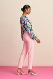 POM AMSTERDAM - Elli Straight Jeans, Blooming Pink