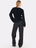 WHISPR - Parker Plait V Neck Sweater