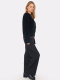 WHISPR - Parker Plait V Neck Sweater