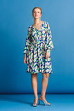 POM AMSTERDAM - Lilies Blue Dress