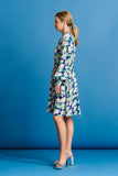 POM AMSTERDAM - Lilies Blue Dress