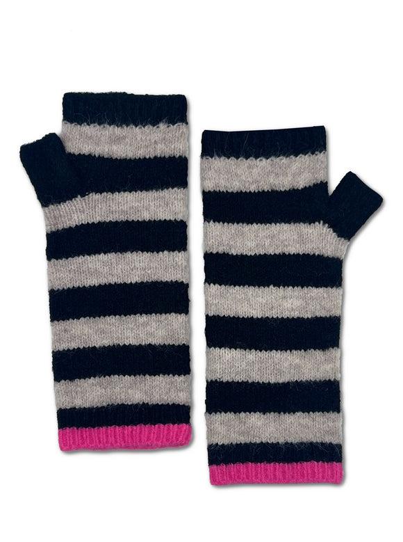 NOOKI - Farah Knitted Stripe Wristwarmer