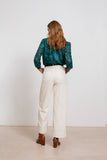 Suncoo Wide Leg Corduroy Jeans