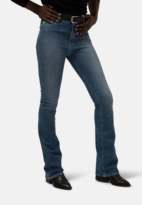 MUD Jeans Flared Hazen Indigo Jeans