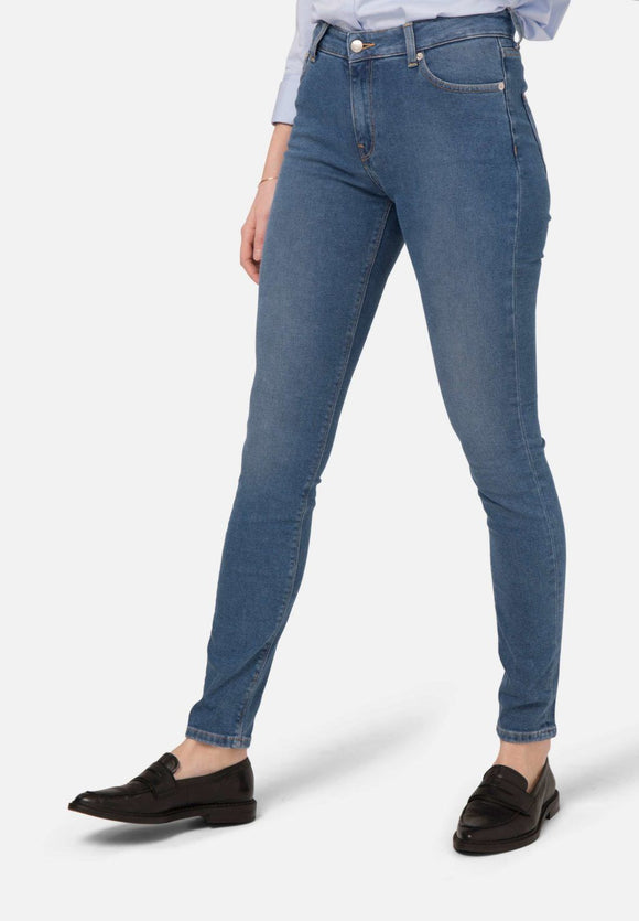 MUD Jeans Skinny Hazen Pure Blue Jeans