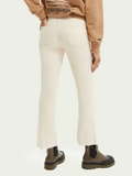 Scotch & Soda High Rise Kick Flare - Cream