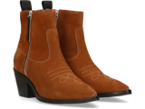 Maruti Alex Cognac Suede Ankle Boots