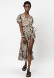 Religion Roots Wrap Dress