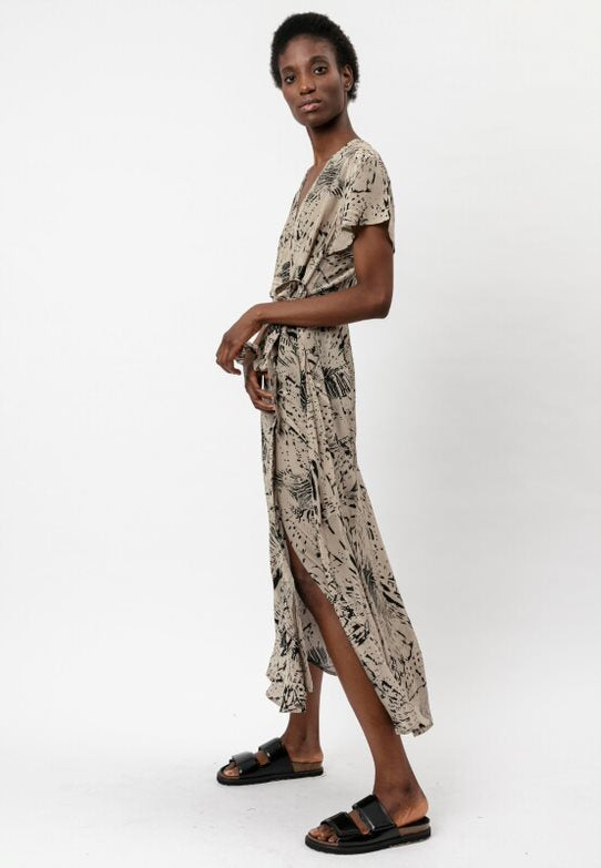Religion Roots Wrap Dress Fabric Boutique