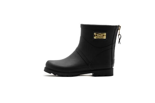 Short rubber rain boots sales