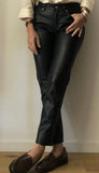 MKT STUDIO - Birkin Faux Leather Trousers