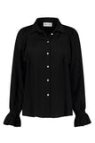 POM AMSTERDAM - Deep Black Blouse