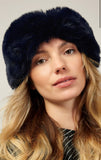 NOOKI - Elsa Faux Fur Headband - Navy