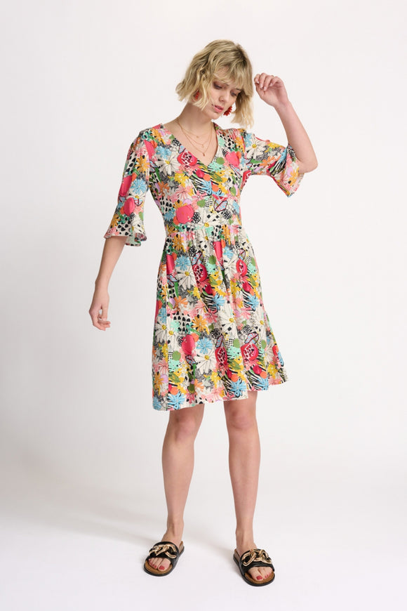 POM AMSTERDAM - Liv Tropical Bouquet Dress