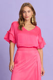 POM AMSTERDAM - Zoe Raspberry Top