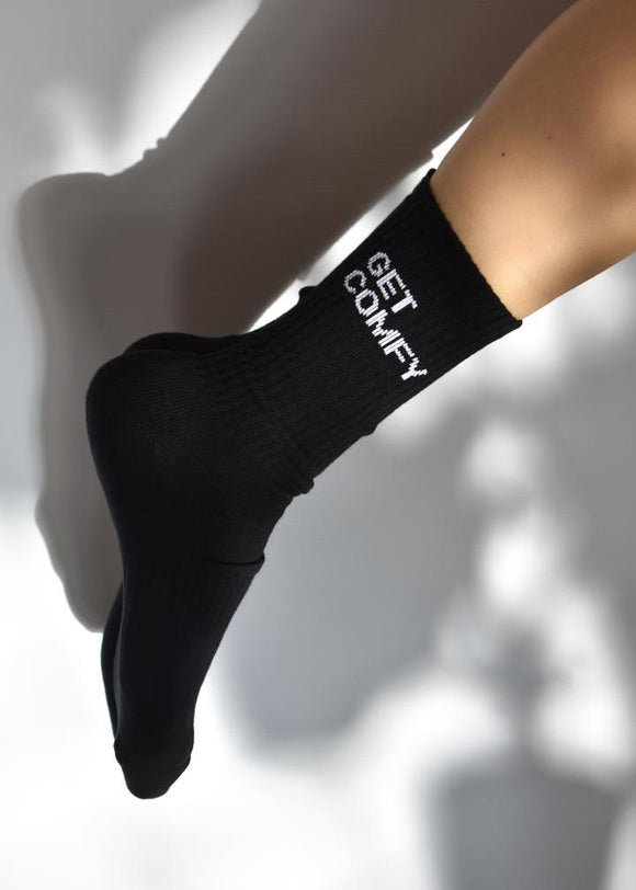 Soxygen GET COMFY Classic Length Sock (Black)